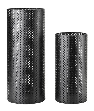CEDRIC Komplet 2 parasolników23,5x23,5xh55  19,5x19,5x40 cm