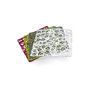 Kratka do zlewu zielona27,5x27,5x0,3cm