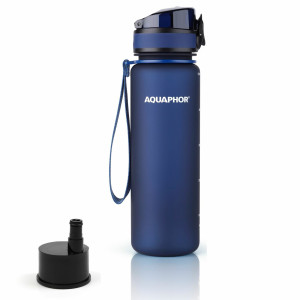 AQUAPHOR Butelka filtrująca CITY granatowa 0,5L