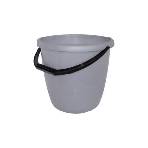 Wiadro 12L DELTA szare29,5x28cm