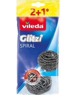 VILEDA Zmywak spiralny INOX 2+1