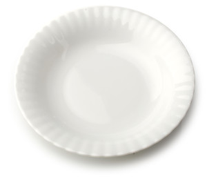 IWONA BIAŁY Talerz głęboki 22cm 0000