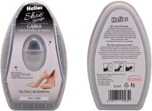 HELIOS Gąbka nabłyszczająca do obuwia bezbarwna 6ml
