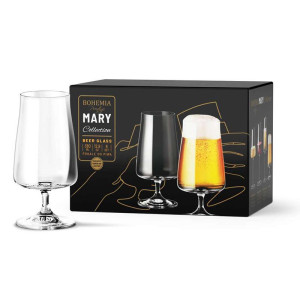 BOHEMIA PRESTIGE MARY Komplet 6kieliszków 380ml piwo