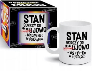 HARDCORE MUGS Kubek BOSS 300mlSTAN GORSZY OD...UJOWO