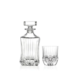 RCR ADAGIO Komplet karafka 6 szklanek Whisky