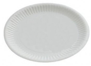 Komplet 100szt Talerz papierowy 15cm