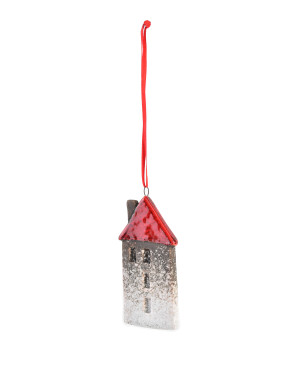 Zawiszka Domek ceramiczny biało-brązowymix 3wzory 4x0,6x8,1cm