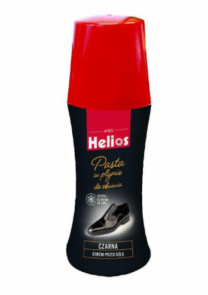 HELIOS Pasta do obuwia w płynie czarna 60ml