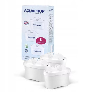 AQUAPHOR Komplet 3 Wkładów MAXFOR PLUS PL/RO wydajność 3x200l