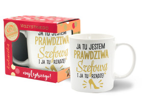 Kubek Premium Q Kubek PRAWDZIWEJ SZEFOWEJ