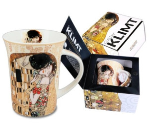 Kubek Gustaw Klimt The Kiss 532-8111