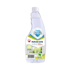 SENSIT PL Zapas płynu do szyb 500ml z octem i alkoholem LIMONKA