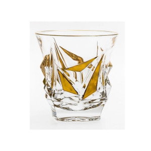 BOHEMIA GOLD PRINCESS Komplet 6szklanek300ml