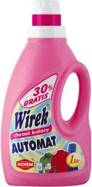 WIREK Płyn do prania 1L automat kolor