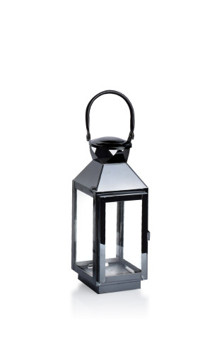 LORENZO BLACK Latarnia M 11x10x27 cm