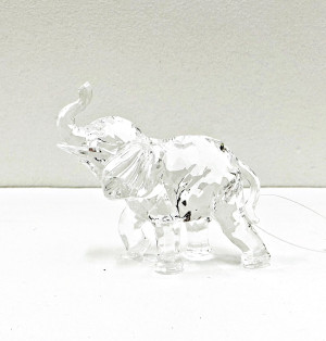 Dekoracja z akrylu Słoń 8x3x6cm