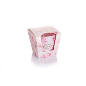 Świeca zapachowa w szkle CHERRY BLOSSOM 115g SAKURA PINK