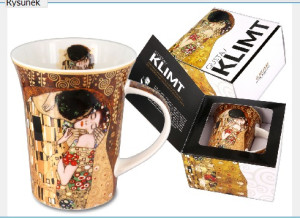 Kubek Gustaw Klimt The Kiss 532-8101