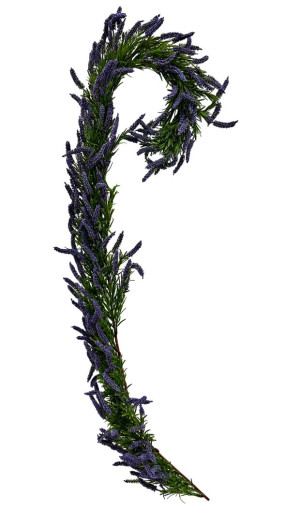 Girlanda lawenda sztuczna 17x7x140cm