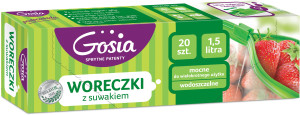 GOSIA Komplet 16szt woreczki z suwakiem1,5L