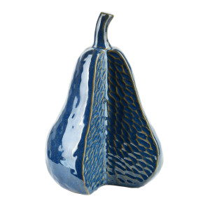 SAGGIO PEAR Figura 13,5x12x21 cm granatowa
