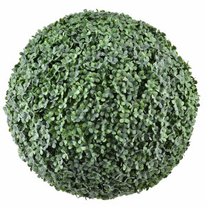 Kula z drobnych zielonych listków koniczynek 29cm