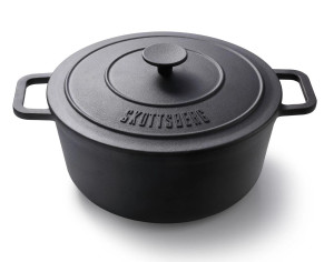 SKOTTSBERG CAST IRON Garnek 28cm żeliwny z pokrywą
