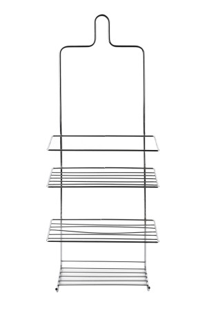 CARL SILVER Półka łazienkowa3 półki, 2 wieszaki 18,5x10x47,5 cm