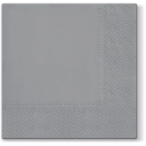 Serwetki UNICOLOR szara 33x33 20szt