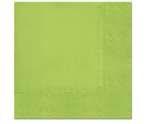 Serwetki UNICOLOR zielona 33x33 20szt