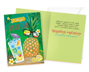 Karnet Urodziny (ananas)DK-1150