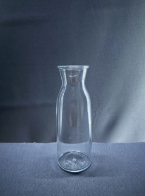 Wazon szklany BUTELKA 8x6x20,5 cm