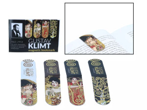 Komplet 4 zakładek magnetycznych Gustavklimt