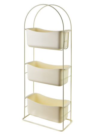 DEA BEIGE Półka 3 poziomowa 27,5x13x73 cm