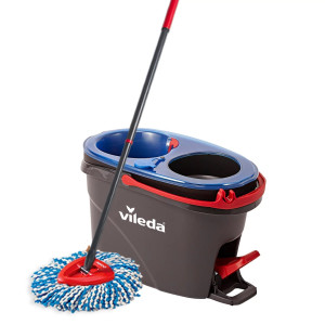 VILEDA MOP H2PRO TURBO Komplet wiadro obrotowe+mop okrągły