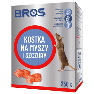 BROS Kostka na myszy i szczury 250g