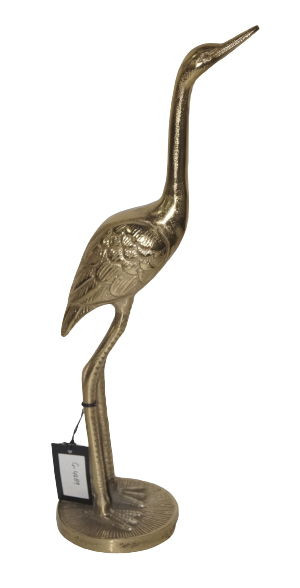 Figura z Metalu czapla 12x46cm