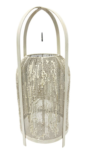 Lampion Metalowy 20,8x20,8x48,3cm