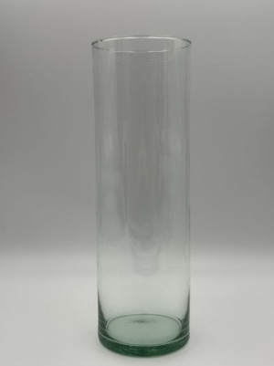 Wazon szklany CYLINDER szlif 22x22x60 cm