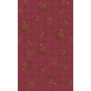 OBRUS DINICEL 138x220cm GILDED BAUBLE