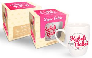 DZIEŃ BABCI Kubek 300ml SUPER BABCIA
