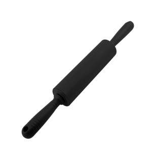 Wałek SILICO do ciasta 42,5x5,3cm rączka plastikowa czarny