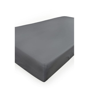 Prześcieradło Jersey z lycrą 210/220x190/200x30cm ciemny szary