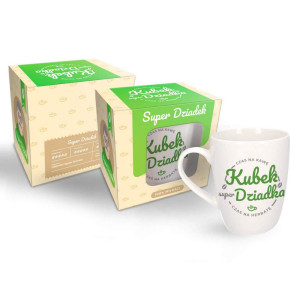DZIEŃ DZIADKA Kubek 300ml SUPER DZIADEK