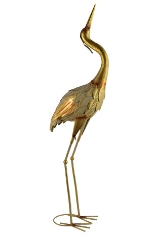 CEDRIC Figura metalowa CZAPLA 35x20x95cm