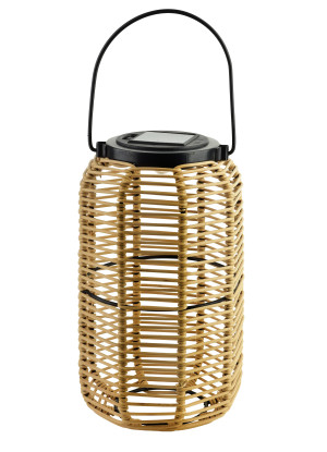 SOKKE NATURE Lampion solarny 15x15x25/36cm