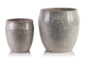 NEVA Komplet 2 osłonek ceramicznych 30,5x30,5x30,5cm 20,5x20,5x23cm BIG