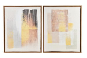 INGA Komplet 2 obrazów 40x50cm modern beżowy