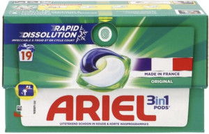 ARIEL kapsułki 3w1 19szt kolor do prania 374,3g